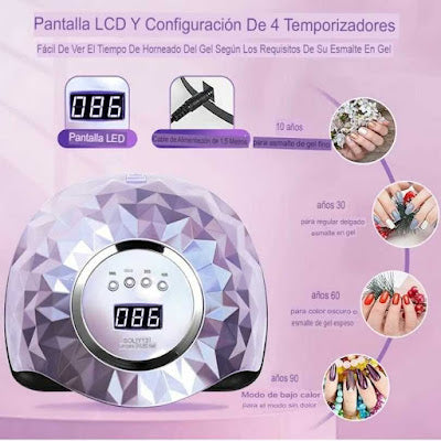 Lamparas de uñas LED/UV 260 W