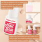 uñas press on transparentes base top