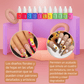 uñas press on transparentes base top
