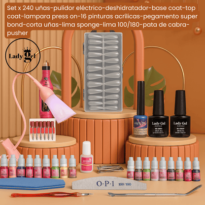 uñas press on transparentes base top