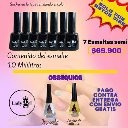 Esmaltes semipermanentes